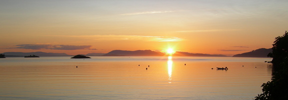 San Juan Islands sunset